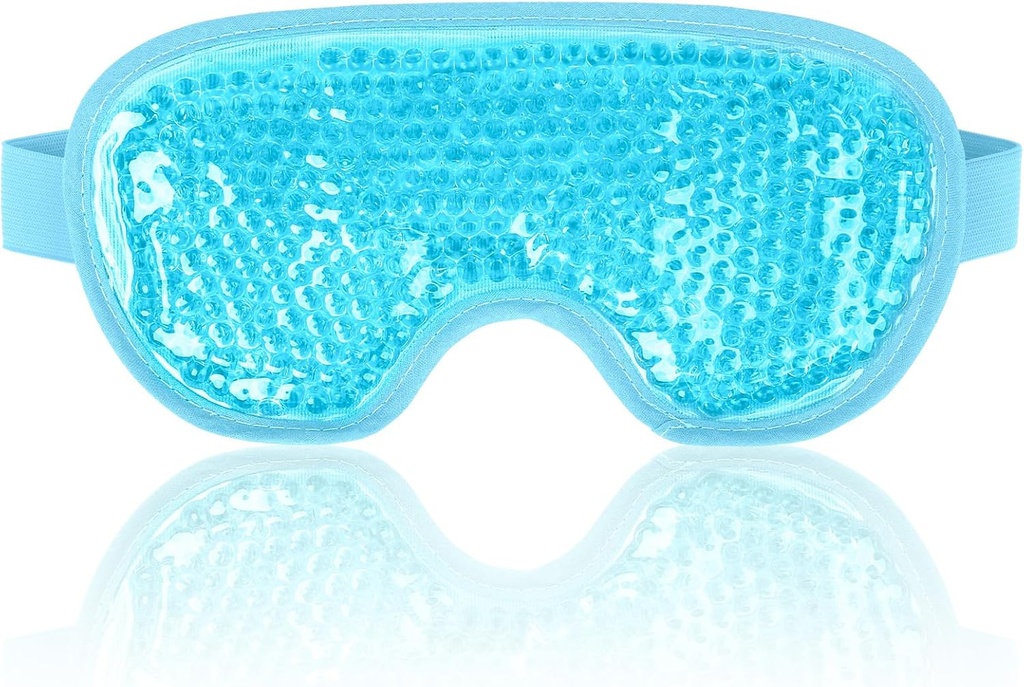 NEWGO Chladící Oko Maska pro Puffy oči, Studené oko Mask Oko Led Pack pro Po očích Chirurgie, Napětí Stress Relief, Svědění Oči, Bolest hlavy, Tmavé Kruhy - Modré