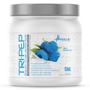 Metabolická výživa - TRIPEP - Tri- Peptid Branch Chain Amid, BCAA Powder, Pre Intra Post Workout Doplněk, Blue Raspberry, 400 Grams (40 Servings)