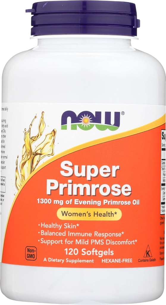 TEĎ POTRAVINY Super Primrose 1300mg Sg, 120 CT