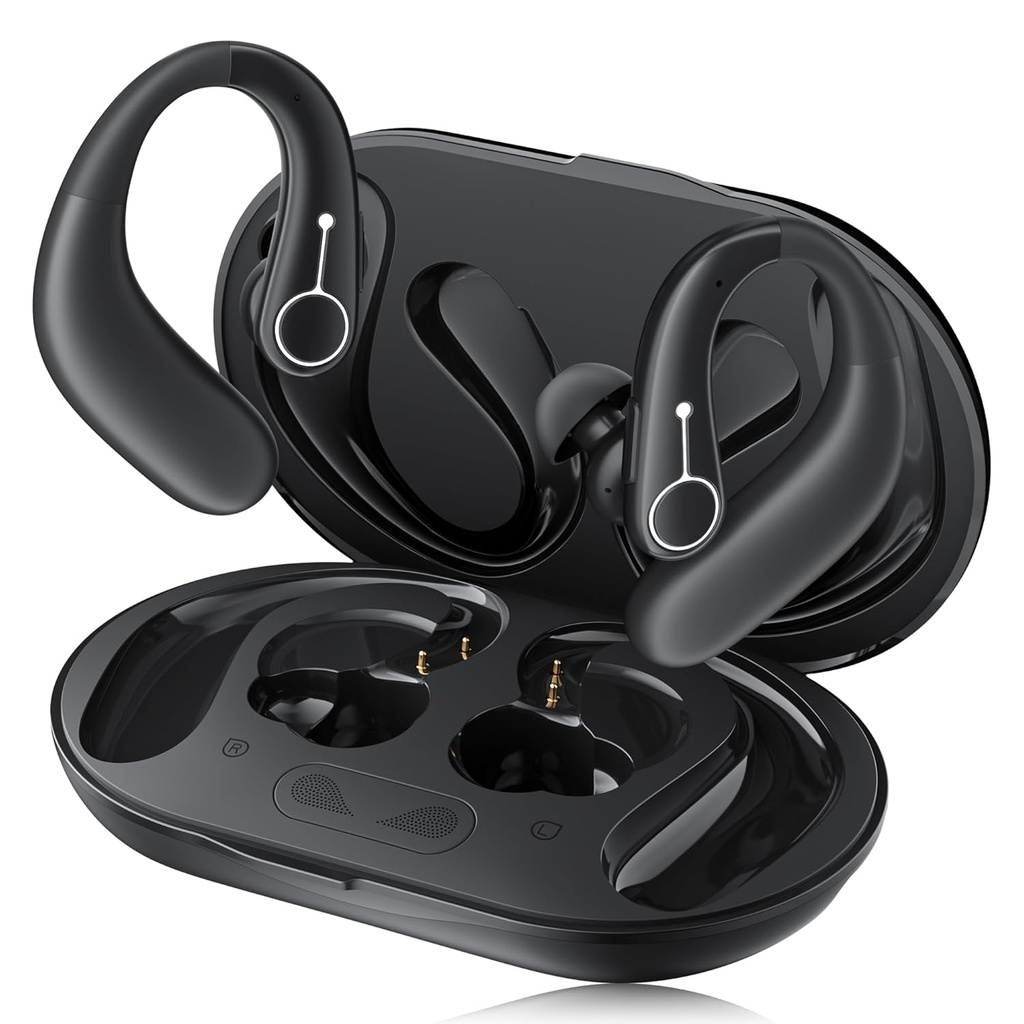 Sluchové pomůcky, OTC sluchové pomůcky pro seniory s Bluetooth, Sluchové pomůcky s obnovením hluku, Zesilovač sluchu pro mírnou ztrátu sluchu (černá)