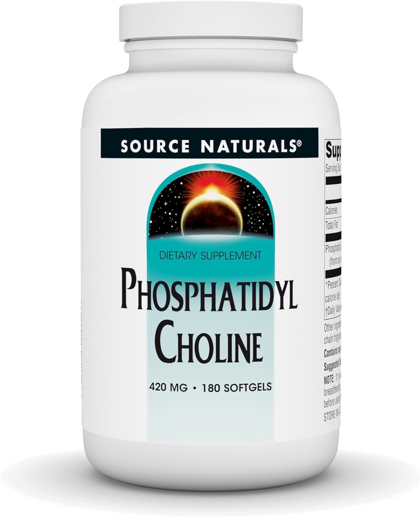 Zdroj Naturals Fosfatidyl Cholin, v Lecithin 420 mg doplněk stravy - 180 Softgels