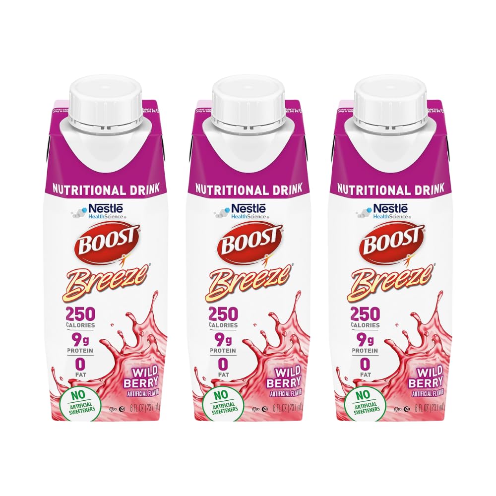 Zvýšení Breeze Nutritional Drink Wildberry, 8 Fl Oz (balení po 3)