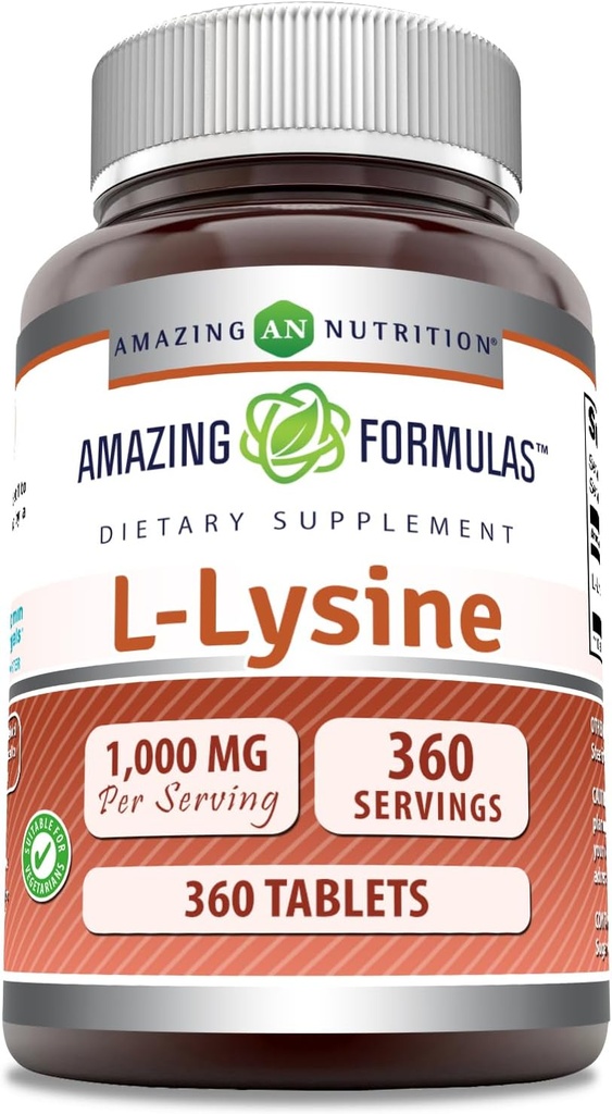 Amazing Displays L- Lysin 1000 Mg CLAS124; 360 tablet CLAS124; dodatek stravy