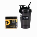 Pinch Magic Fiber & Shaker Combo 124; Prebiotic Psylium Husk Fiber for Digestive Health, Keto, Vegan, Nízký cukr 124; BPA-Free Shaker for Smooth Mixing, Travel- Friendly, Myčka nádobí bezpečné 124; 28- Day Supply