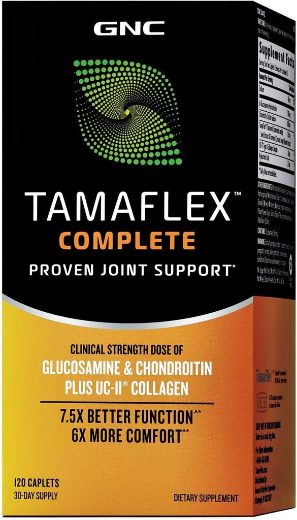 GNC Tamaflex Complete, Poskytuje společnou podporu, 120 kapslí