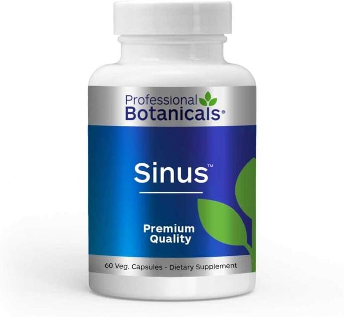 Profesionální botaniky sinus - přírodní bylinné alergie Relief Dodatek - 60 Vegetariánská kapsle