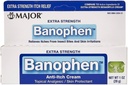 MAJOR Extra Strength Banofen - Anti- Itch Cream - Topical Angesic Skin Protectant - Pomáhá zmírnit Itches from Insect Bites and Skin Irritations - 1 Oz. (1 balení)