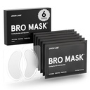 BRO MASK Pod oční záplaty pro muže Péče o pleť 124; Chladící oční masky pro tmavé kruhy a Puffness, Anti Aging Hydrogel Pads s Bakuchiol, Caffeine & Niacinamid, Oční tašky Léčba pro muže (6 páry)