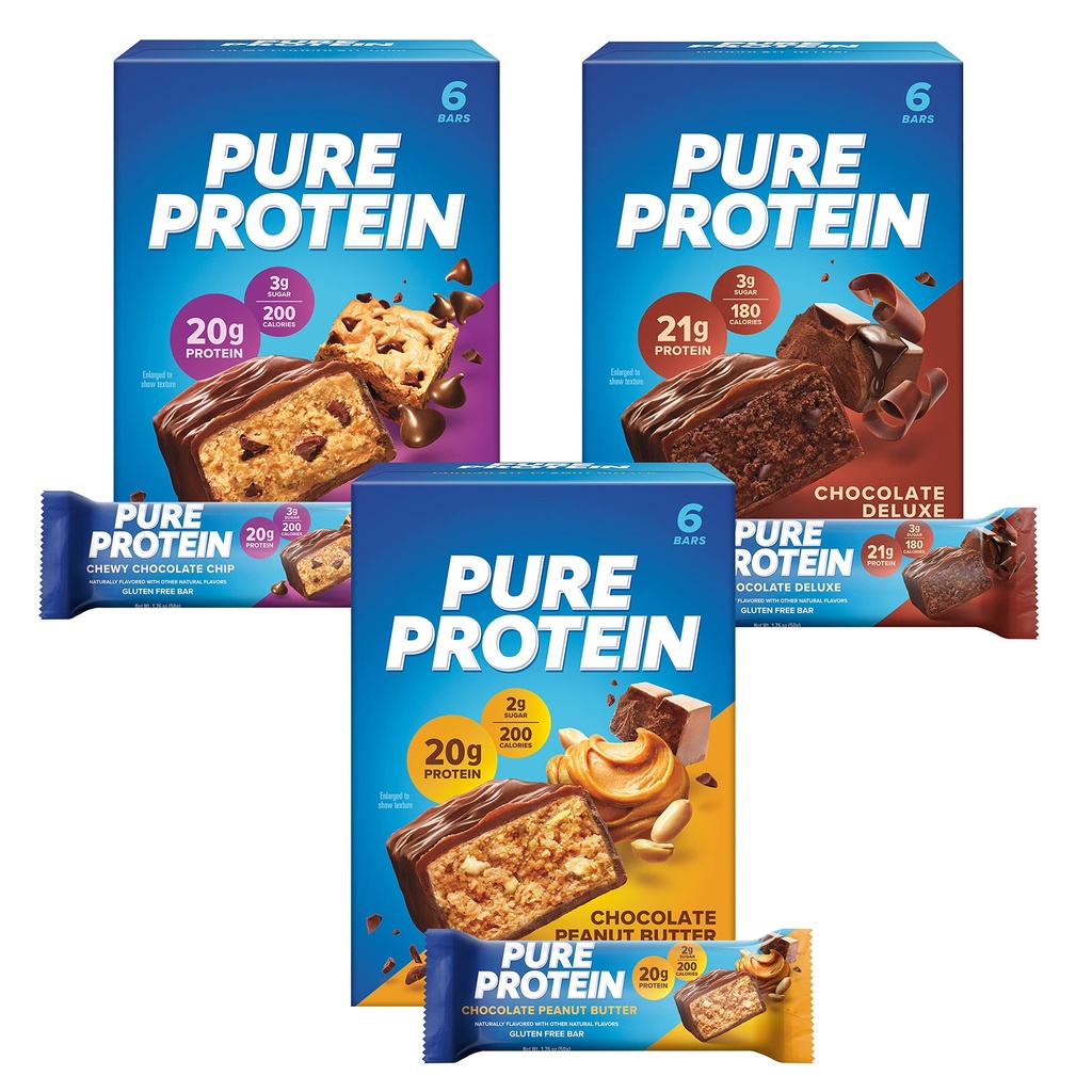 Čistá bílkovinná tyčinka Chocolate Variety Pack (18 ct)