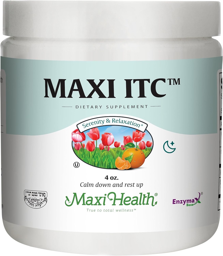 Maxi Health ITC - Inositol - s taurinou a vitamínem C - Calming Formule - 4 Ounce Powder - Kosher