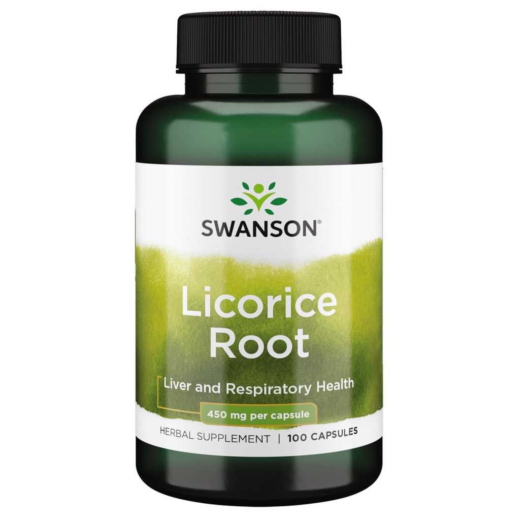 Swanson Premium Značka Root 450 miligramů 100 Kapsle