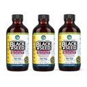 Amazing Byliny Premium Black Seed Oil - Gluten Free, non GMO, Cold Pressed Nigella Sativa AIDS in Digestive Health, Imunitní podpora, Mozková funkce - 4 Fl Oz (balení po 3)