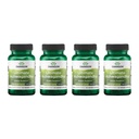 Swanson Ultimate Ashwagandha KSM-66 - Bylinný dodatek podporující zdravé stresové hladiny a relaxaci - Přírodní vzorec na podporu klid a relaxační Mindset - (60 Veggie Kapsle, 250mg každý) (4 Pack)