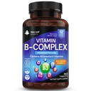 Vitamin B Complex - 365 Small Tablets - All 8 B Vitamins B1-B2-B3-B5-B6-B12, (1 Year Supply)High Strength Biotin, Folic Acid and Vitamin C - Reduction of Tiredness, Energy & Immune Support - UK Made