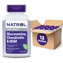 Natrol Glucosamine Chondroitin a MSM tablety, 150- Počet (balení po 12 ks)