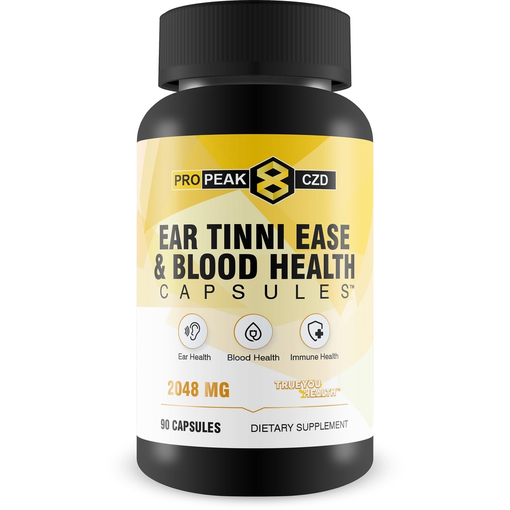 Natural Tinnitus Relief Ušní Tinnie Ease Imunite Boost - Naše nejlepší Tinnitus Relief pro vyzvánění Uší Imunitní Supplement - Blood Booster - Ušní zdraví - Imunite Boost Blood Builder Blood Health Pills