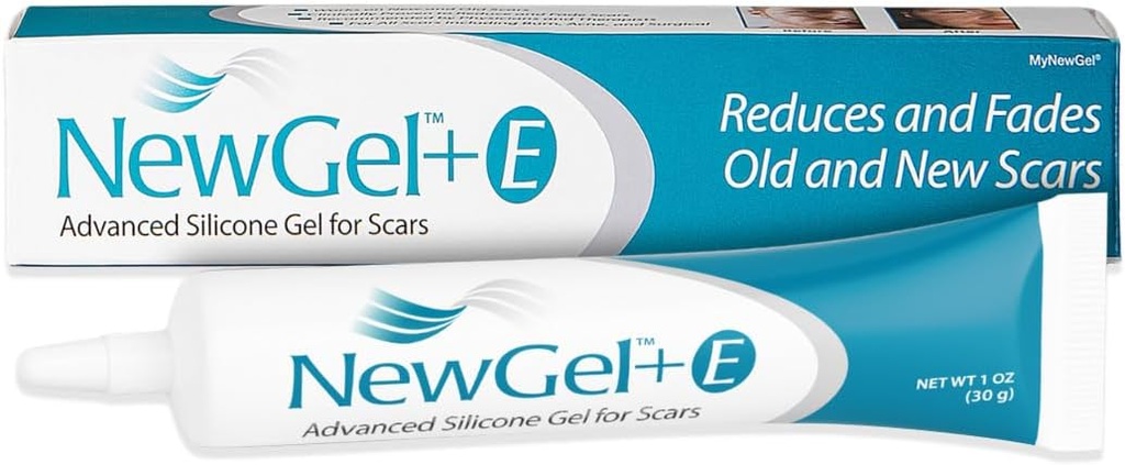 NewGel Plus Jizva Gel od MyNewGel Advanced Professional Silicone Léčba pro staré a nové Jizvy w Vitamin E, high- Potenciál pro chirurgii, Keloidy, Burns, a obličeje bělidlo Jizvy (30 Grams) - 1 oz
