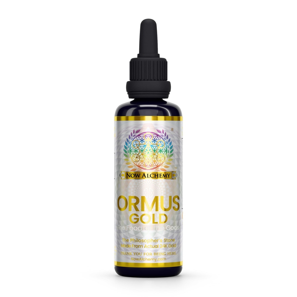 24K ORMUS Gold - od Pioneers of ORMUS. Ocean Plasma Minerals with actual 24K Monoatomal Gold. Sacredly Vyrobeno s úctou.