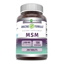 Úžasný doplněk MSM (methylsulfonylmethan) 124; 1000 Mg per serving current 124; 200 tablet current 124; Non- GMO current 124; gluten Free current 124; Made in USA