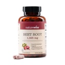 NatureWise Beet Root Capsules 1325mg s organickým Beetroot - Nitric Oxide Booster for Circulation and Heart Health Support - Vegan, Gluten- Free, Non- GMO - 120 Kapsle [60 Day Supply]