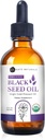 Kate Naturals Organic Black Seed Oil (4oz, Virgin, Cold Pressed, Non-GMO) Liquid Nigella Sativa for Immunical Support & Digestion. Čistý kmínový olej na vlasy a kůži