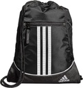 adidas Alliance Sackpack - Tažné šňůrky Backpack malý pytel pro muže a ženy, černý, Jedna velikost