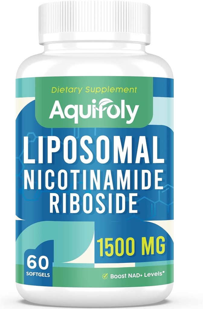 Lipozomální Nicotinamid Riboside Supplemente 2000 mg s TMG a Pterostilbene pro maximální absorpci, Superior to NAD, Posilování NAD +, Buněčná energie, a věk obrany, 60 Softgels