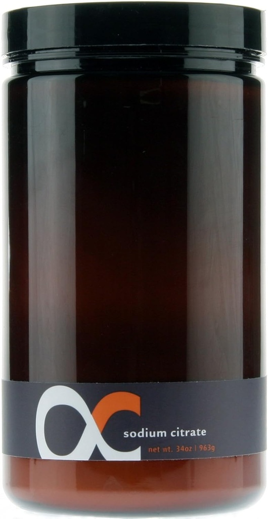 4mulární čistý citronan sodný v Amber Jar 34 oz