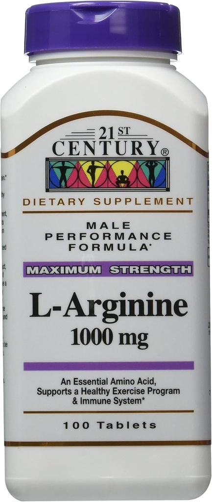 21. Století L- Arginin 1000 Mg tablety, 100- Počet (balení po 3)