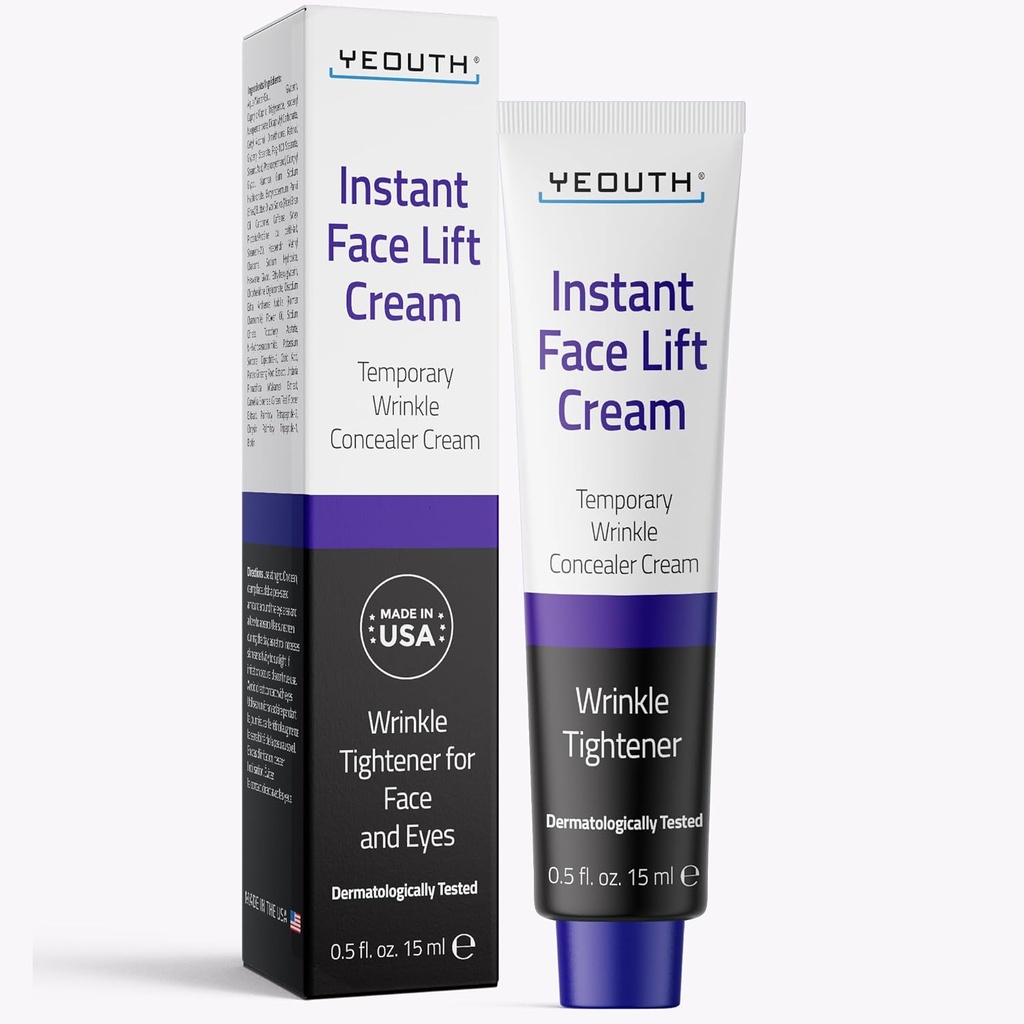 YEOUTH Instant Face Lift Cream, Dočasné zpřísnění kůže pod okem krém pro ženy, zpřísnění a zvedání Concealer 15 ml