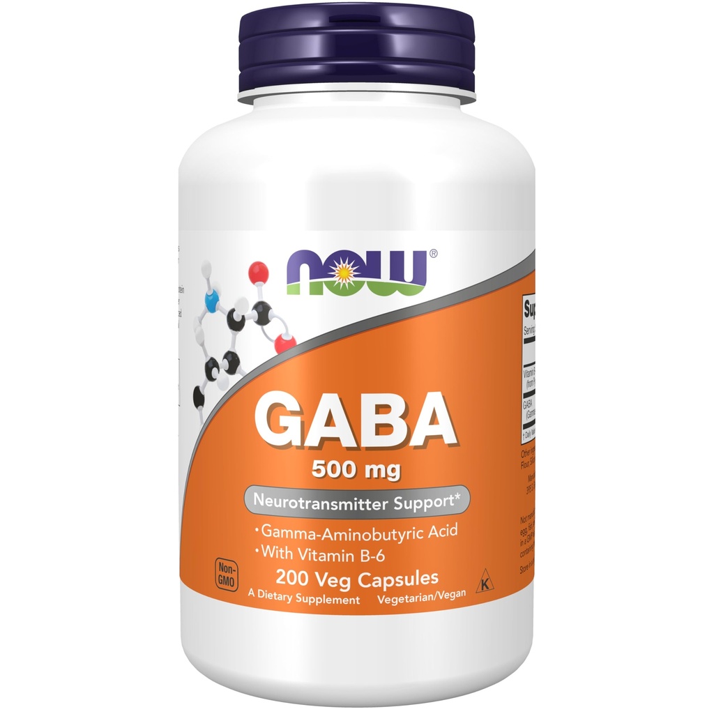 GABA 500 mg, 200 Veg Kapsle