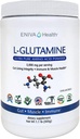 Eniva Health L-glutamin čistý prášek, bez příchutí (101 Služeb) 124; Vegan, gluten- Free, Sugar- Free, Non-GMO CLAS124; Doctor- applicated, USA Made CLAS124; Gut Health, Leaky Gut, Bloating, Muscle Health, imunitní systém