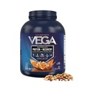 Vega Sport Vegan Protein Powder + Recovery - 30g Plant Based Protein per Serving, Peanut Butter, 45 Serings, 5g BCAA, Probiotika, NSF Certified, for Shakes & Smoothies, 4.2lbs (Balení květen Vary)