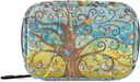 Naanle Tree of Life 7- Day Ball Pořadatel Bag se zipem a Hook & Loop, Compact Size, Unisex, 8 Compartments, Twill Canvas Cloth, Classic Style