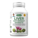 ANDREW LESSMAN Játra Anti- Oxidant Extrakty 60 Kapsle - Podporuje Tvrdě-pracovní tkáně jater, podporuje optimální zdraví a funkce jater. Výtažky z mléčného bodláku, kurkumy a artyčoků