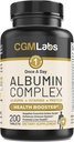 Albuminový komplex jednou denně - vaječný bílý albumin, syrovátkový protein, královské želé, esenciální aminokyseliny - 200Tablety