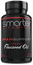 Smarter Brain Support Nootropní dodatek, Vyrobeno s Alpha-GPC, L-Tyrosin & Acetyl L-karnitin ALCAR, Flaxseed Oil, ALA DHA, 60 Softgel Energy Pills