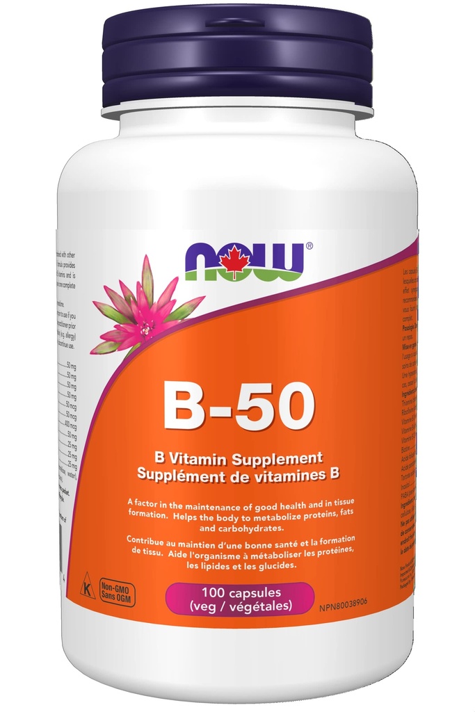Vitamin B- 50 mg, 100 Veg Kapsle