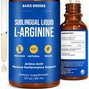 L Arginin Liquid - L- Arginin dodatek pro muže a ženy s prekurzorem oxidu dusnatého, L Arginin dodatek
