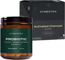 CYMBITIKA Probiotická 50 miliard CFU & Activated Charcoal Liquid Supplement, Podporuje zdravé trávení pro muže a ženy, Žaludek Detox & Digestive Relief, Pomáhá zmírnit plyn & Bloating, snadné použití