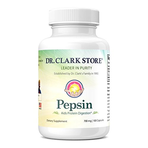 Doplněk Dr. Clark Pepsin, 700mg, 100 želatinových tobolek