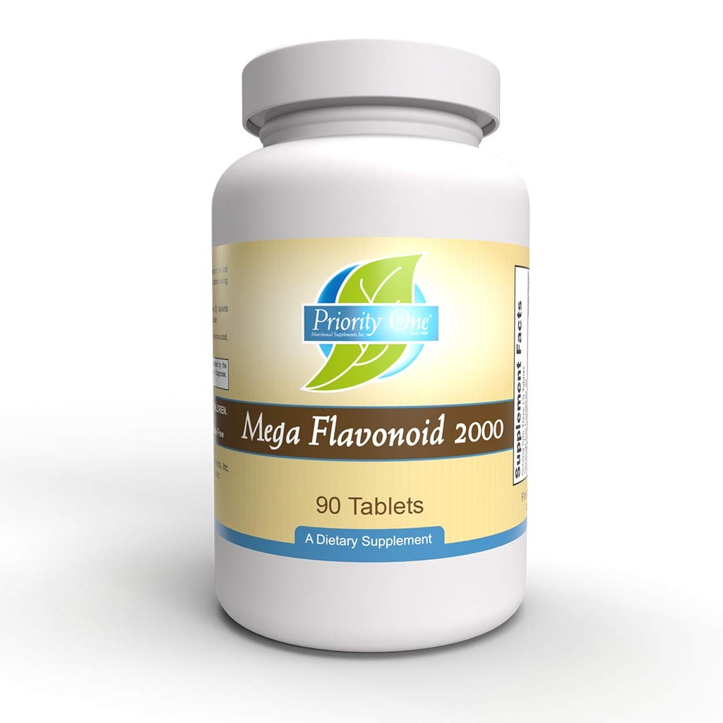 Priorita 1 Vitamíny Mega Flavonoid 2000 90 Tablety - Klinicky dávkované bioflavonoidní Kombinace.