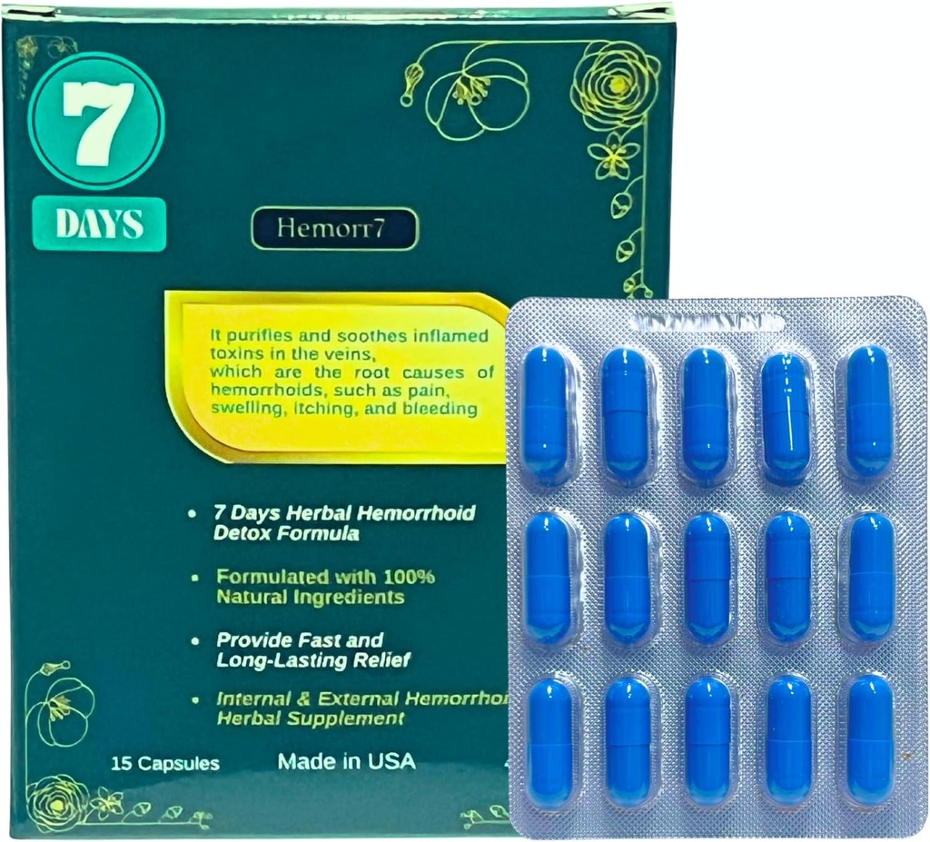 Hemoroid Bylinné Remedy, 7 dní Detox Formule, Bylinné Remedies Práce na adresu Root příčiny Hemoroidy pro Long- Trvající úlevu.