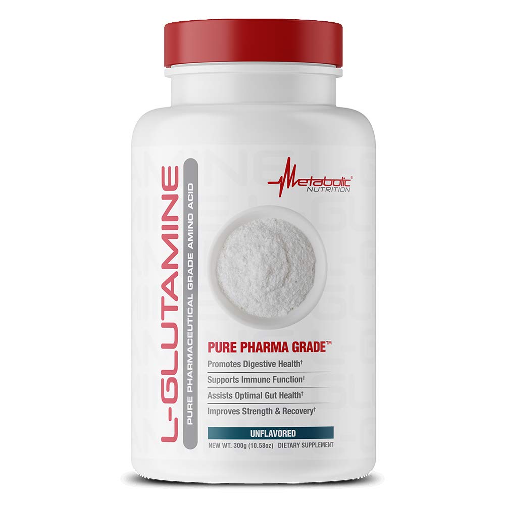Metabolické nutriční glutamin, 300 gramů, prášek