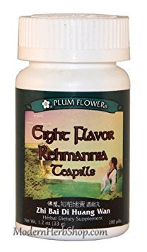 Osm Flavor Rehmannia (Zhi Bai Di Huang Wan), 200 ct, Plum Flower