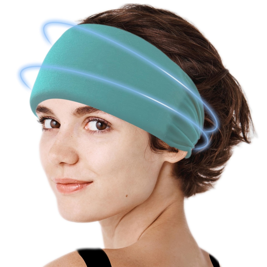 Crimmy Migréna Bolest hlavy Relief Cap, Chlazení Gel Čelenka Neck Wrap Klobouk maska, Soothing Ice Pack hlava tvář studená komprese pro napětí Stress & kocovina