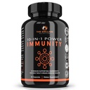 VÝPOČET 10 v 1 Imunitní podpora Booster Dodatek s Echinacea, Vitamin C a zink, Kurkuma, Zázvor, B6, Elderberry pro dospělé obranné vitamíny, Vyrobeno v USA Veg Cap 60 Ct (1)