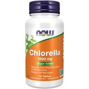 Nyní Potraviny Doplňky, Chlorella 1000 mg s přirozeně se vyskytujícím chlorofylem, betakaroten, smíšené karotenoidy, vitamin C, železo a protein, 60 tablet