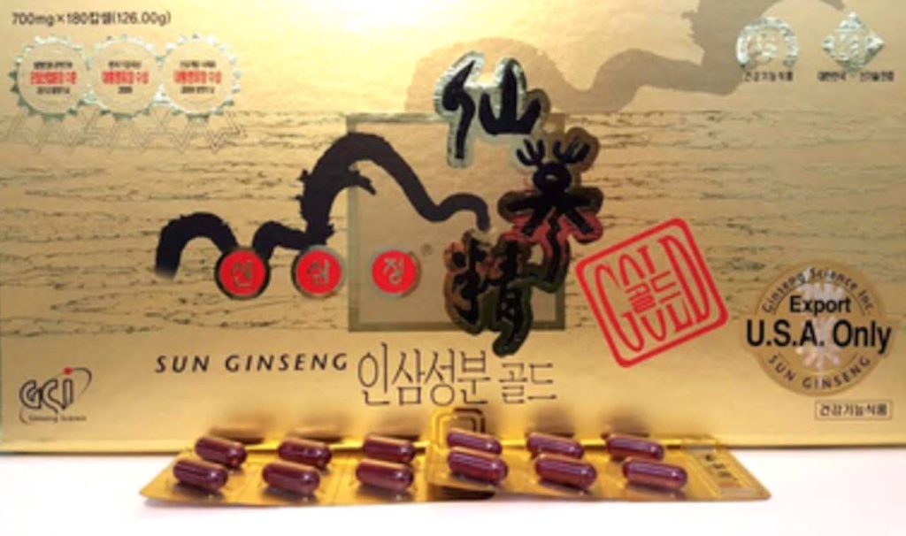 Sun Ginseng Gold by Ginseng Science (30 Blistrů)