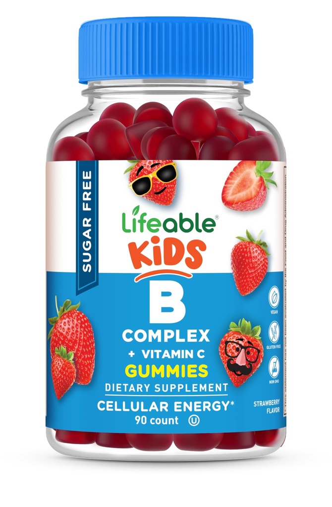 Živý cukr zdarma vitamín B komplex pro děti 124; B- komplex s vitaminem C 124; Skvělý Ochutnávání VIT B Komplex vitaminy 124; Energie a Nerve Podpora 124; Děti B Vitamíny komplex pro chlapce a dívky 124; 90 Gumy